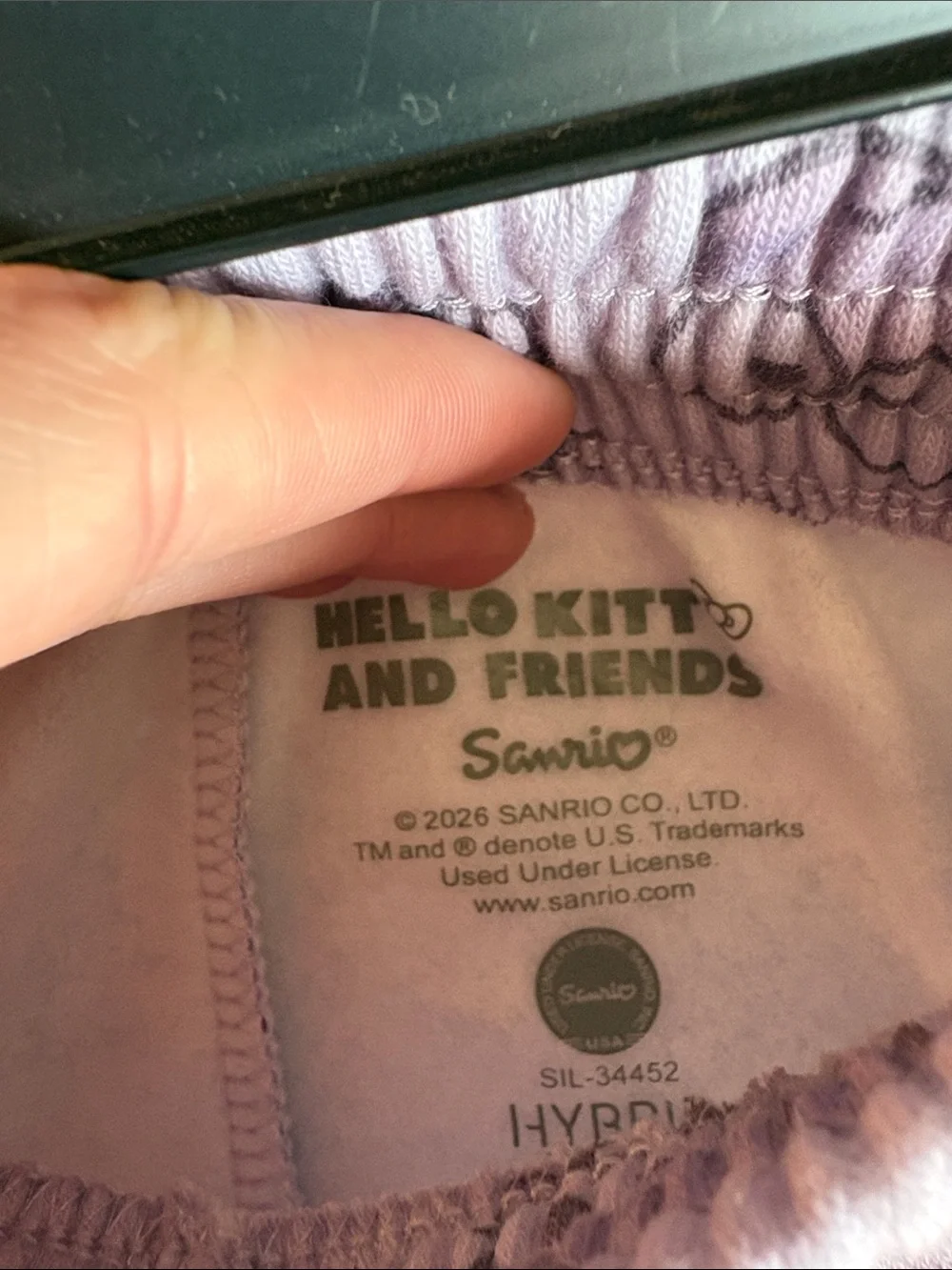 Lavender Graphic Hello Kitty and Friends Print Women’s Shorts - XS. NWT